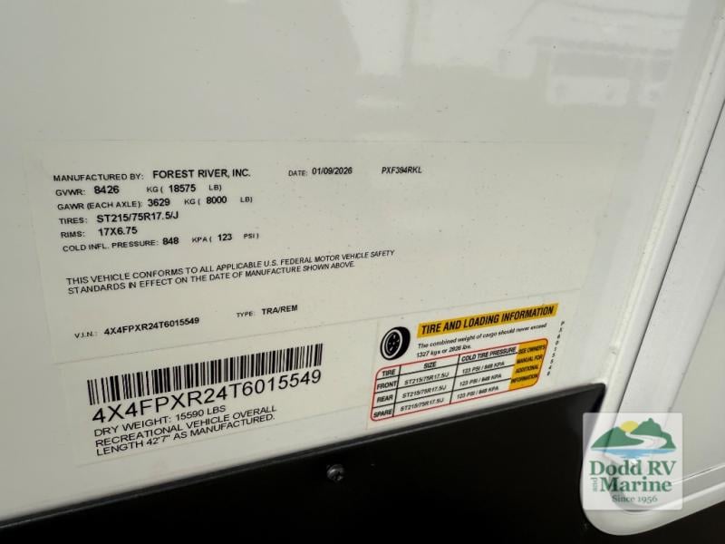 New 2026 Forest River RV 394RKL - photo - 68